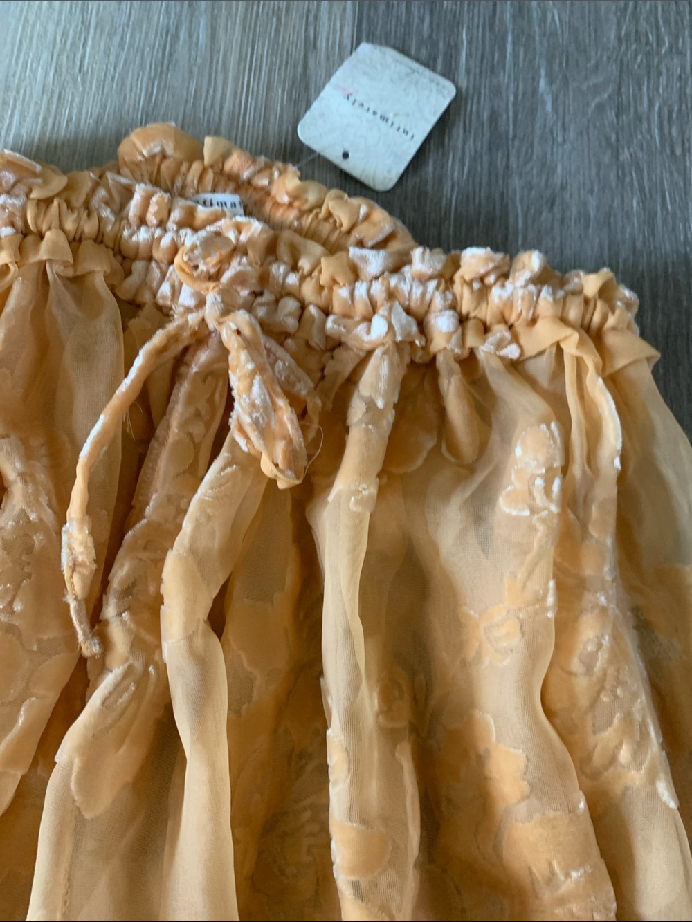 Free people Forever Young Burnout Bloomer Pants NWT Desert Mist Peach - Picture 8 of 8